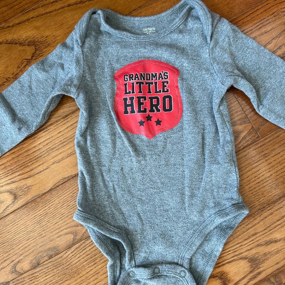 Sale: 5 for $10 - Carter's 12 mth onesie shirt - Picture 1 of 6